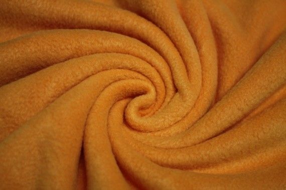 Tissu Polaire Orange -Au Metre