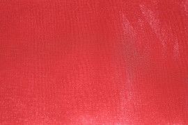 Tissu Organza Rouge Coupon de 3 metres