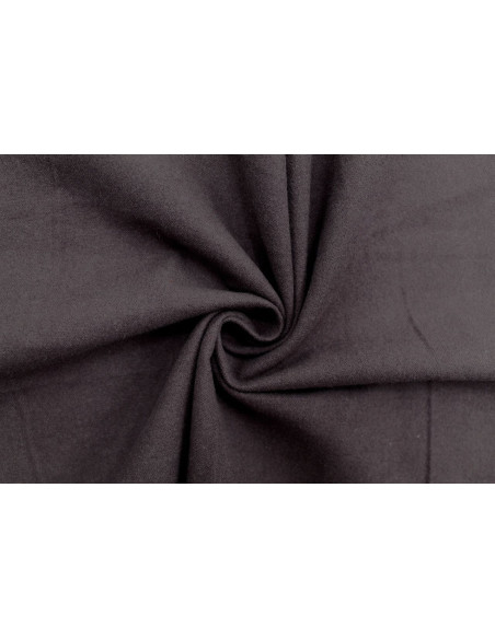 Tissu Flanelle Coton Uni Chataigne -Au Mètre
