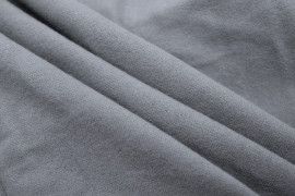 Tissu Flanelle Coton Uni Gris clair -Au Mètre