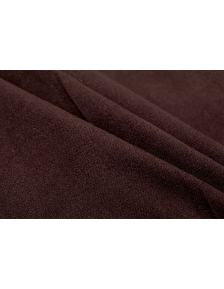 Tissu Flanelle Coton Uni Chocolat -Au Mètre