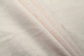 Tissu Flanelle Coton Uni Rose pâle -Au Mètre