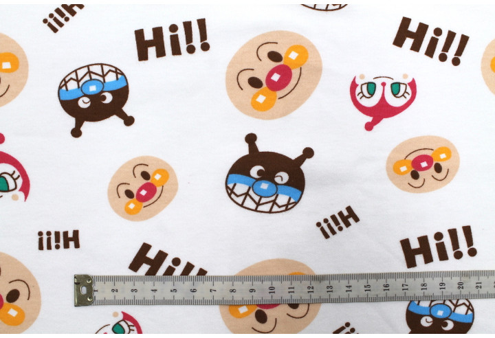 Tissu Jersey Coton Imprimé Clown -Au Mètre