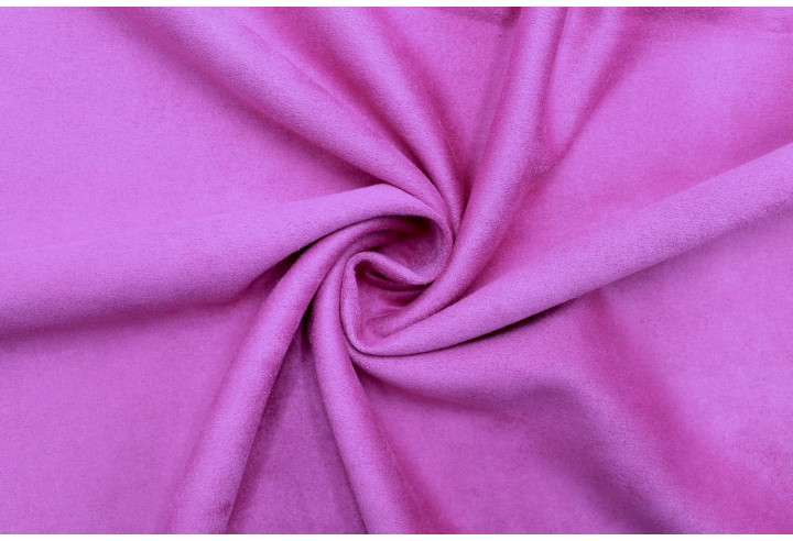Tissu Néoprène Scuba Suédine Fuchsia -Au Mètre