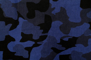 Tissu Maille Milano Camouflage Marine -Au Mètre 2