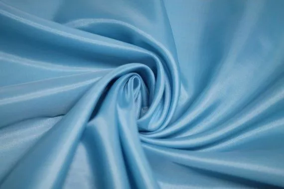 Tissu Doublure de Taffetas Turquoise -Au Metre
