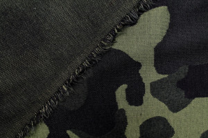 Tissu Maille Milano Camouflage Vert -Au Mètre 2