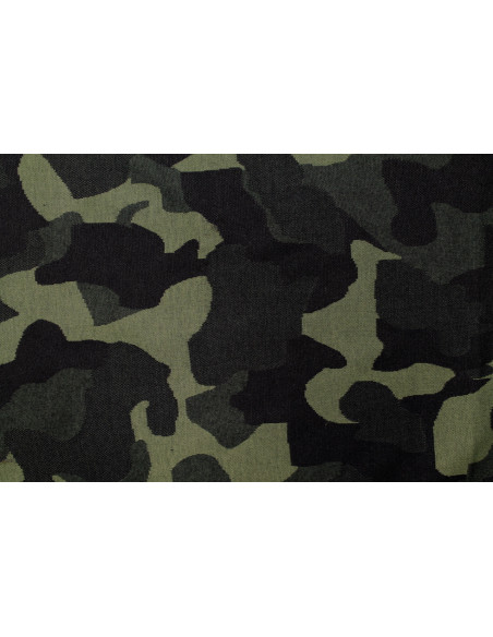 Tissu Maille Milano Camouflage Vert -Au Mètre