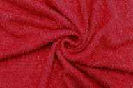 Tissu Maille Pull Lurex Rouge -Au Mètre