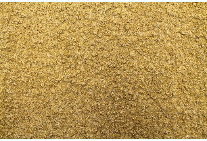 Tissu Tweed Bouclette Cara Ocre -Au Mètre