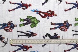 Tissu Coton Cretonne The Avengers -Au Mètre