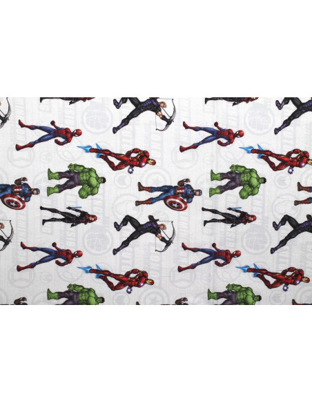 Tissu Coton Cretonne The Avengers -Au Mètre