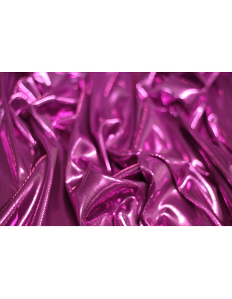 Tissu Lamé Lazer Fluide Fuchsia -Au Mètre