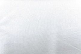 Tissu Jersey Coton Oeko-Tex Uni Blanc -Au Mètre
