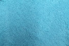 Tissu Éponge Rachel Uni Turquoise -Au Mètre