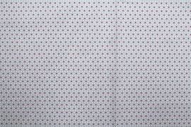 Tissu Cretonne Coton Imprimé StarBar Gris -Au Mètre