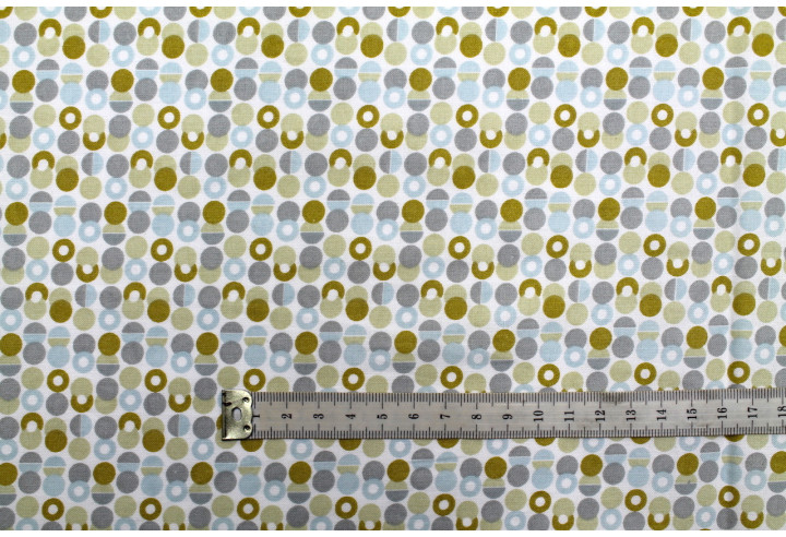 Tissu Cretonne Coton Imprimé Sweet Tilleul -Au Mètre