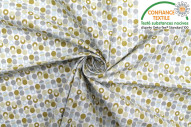 Tissu Cretonne Coton Imprimé Sweet Tilleul -Au Mètre