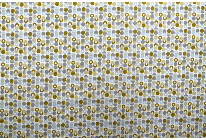 Tissu Cretonne Coton Imprimé Sweet Tilleul -Au Mètre