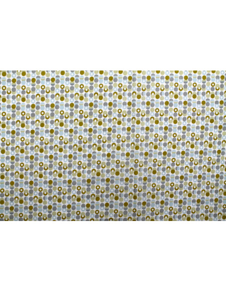 Tissu Cretonne Coton Imprimé Sweet Tilleul -Au Mètre