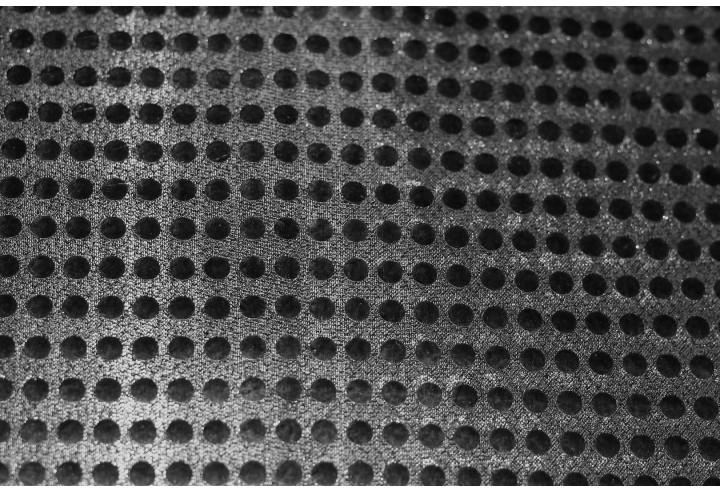 Tissu Lamé Paillettes Noir -Au Mètre