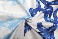 Tissu Toile Polycoton Grande Largeur Luxury Bleu -Au Mètre