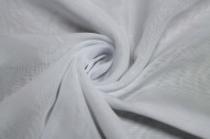 Tissu Mousseline Unie Blanche -Au Mètre