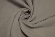 Tissu Mousseline Unie Taupe -Au Mètre