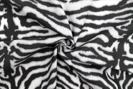 Tissu Bachette Coton Imprimé Zèbre -Au Mètre