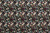 Tissu Popeline Coton Imprimé Fleur Katia Saumon -Au Mètre