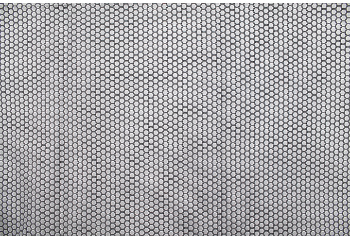 Tissu Cretonne Coton Imprimé Ruche Gris -Au Mètre