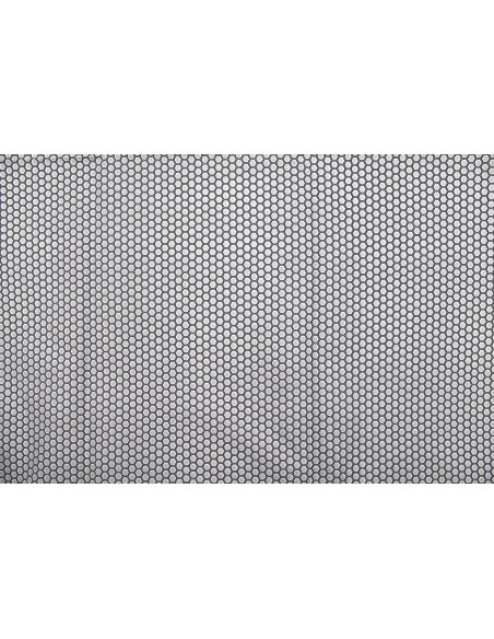 Tissu Cretonne Coton Imprimé Ruche Gris -Au Mètre