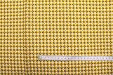 Tissu Cretonne Coton Imprimé Figures Moutarde -Au Mètre