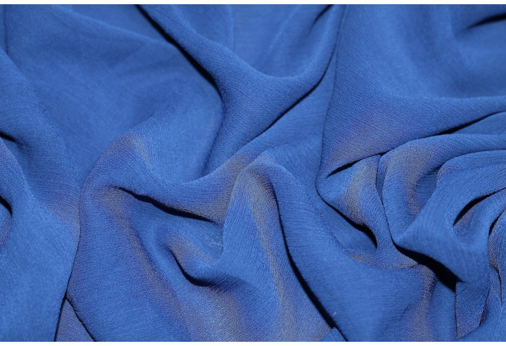 Tissu Mousseline Froissée Royale -Au Mètre