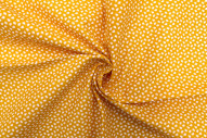 Tissu Cretonne Coton Imprimé Graines Safran -Au Mètre