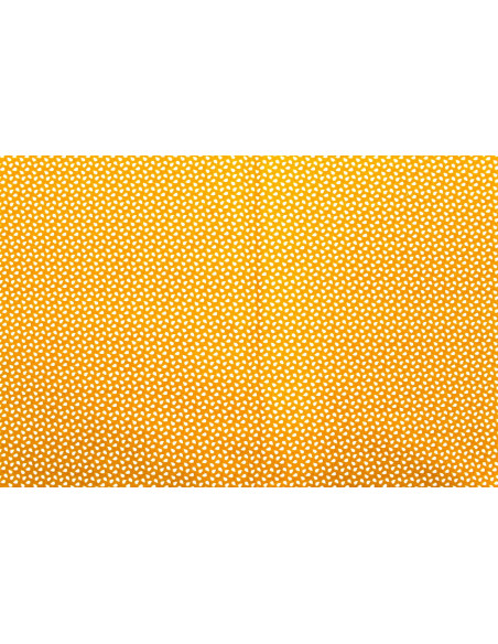 Tissu Cretonne Coton Imprimé Graines Safran -Au Mètre