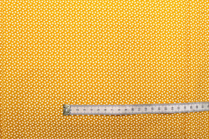 Tissu Cretonne Coton Imprimé Graines Safran -Au Mètre 2