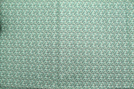 Tissu Cretonne Coton Imprimé Néon Vert -Au Mètre