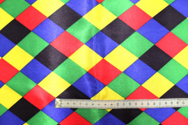 Tissu Satin Polyester Imprimé Carnaval -Au Mètre