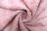 Tissu Maille Pull à Poils Rose poudré -Au Mètre