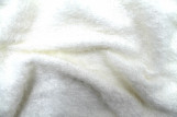 Tissu Maille Pull à Poils Blanc cassé -Au Mètre