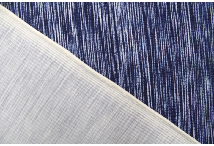 Tissu Maille Pull Stripes Bleu -Au Mètre