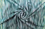 Tissu Maille Pull Stripes Vert -Au Mètre
