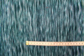 Tissu Maille Pull Stripes Vert -Au Mètre