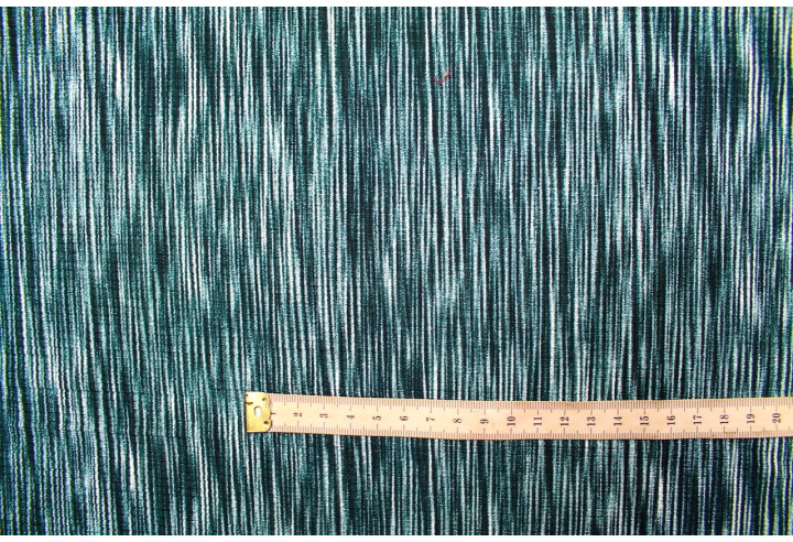 Tissu Maille Pull Stripes Vert -Au Mètre