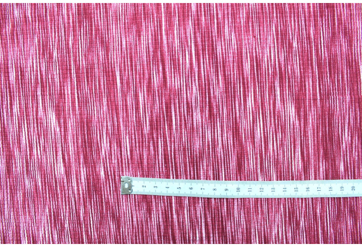 Tissu Maille Pull Stripes Rouge -Au Mètre