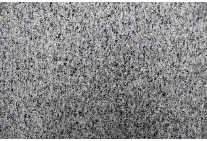 Tissu Jersey Polyester Lin Gris Chiné -Au Mètre
