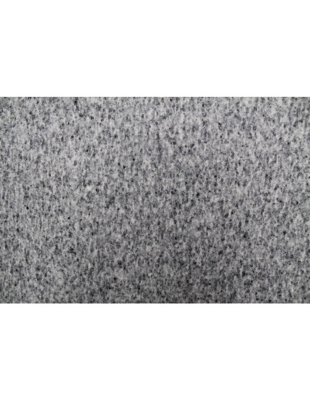 Tissu Jersey Polyester Lin Gris Chiné -Au Mètre