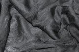 Tissu Résille Polyamide Noire Coupon de 3 mètres