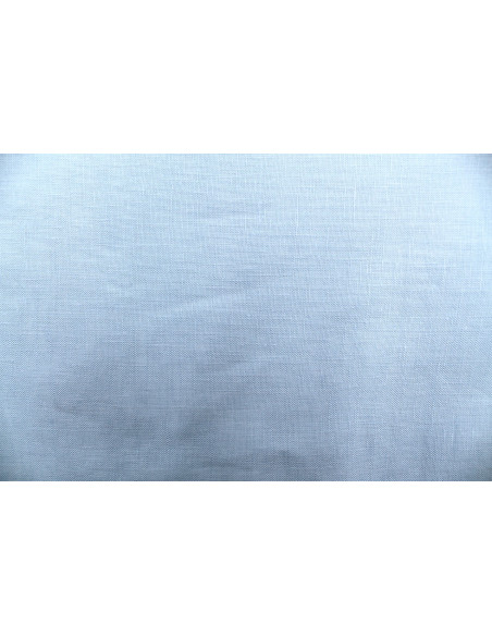 Tissu Lin Uni Bleu Ciel 100% -Au Mètre